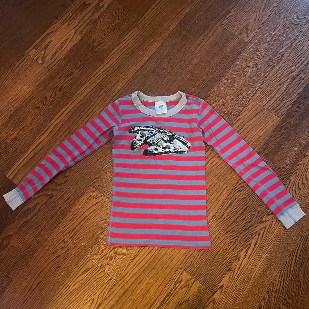Hanna Andersson x Star Wars Boy's Millennium Falcon PJ Pajama Top Size 10